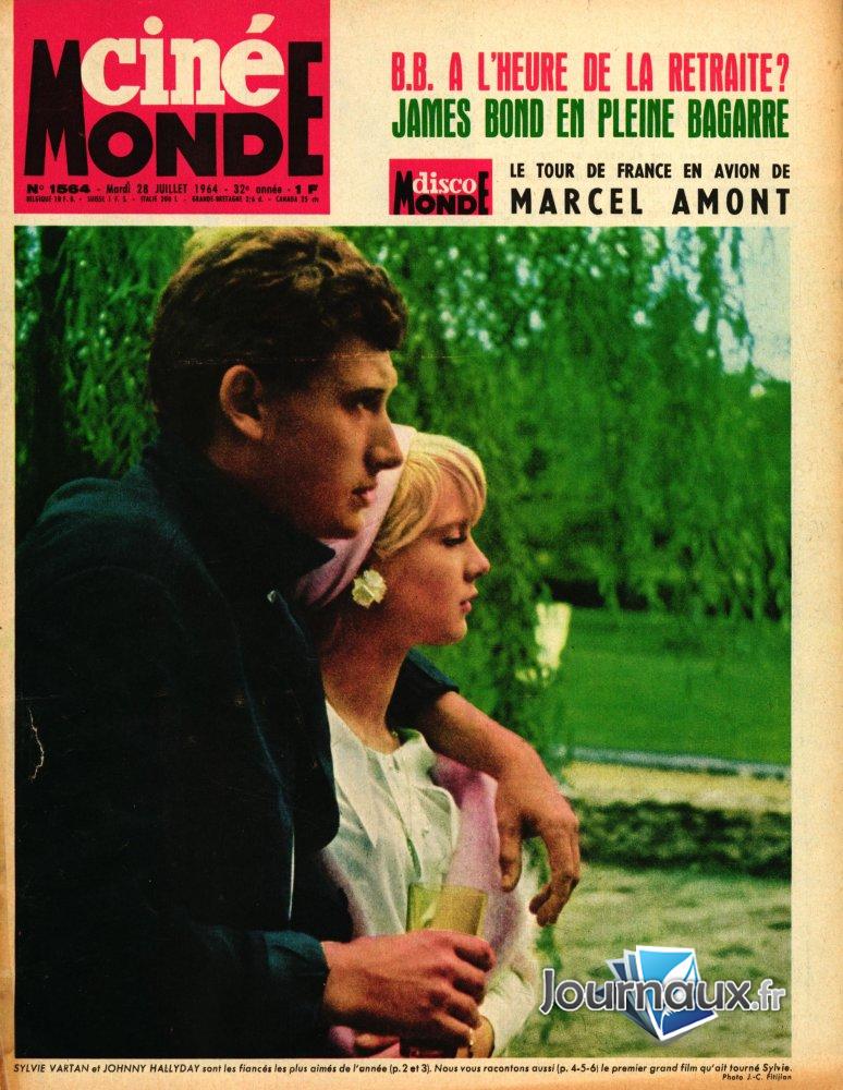 Ciné Monde du 28 07 1964 Johnny 