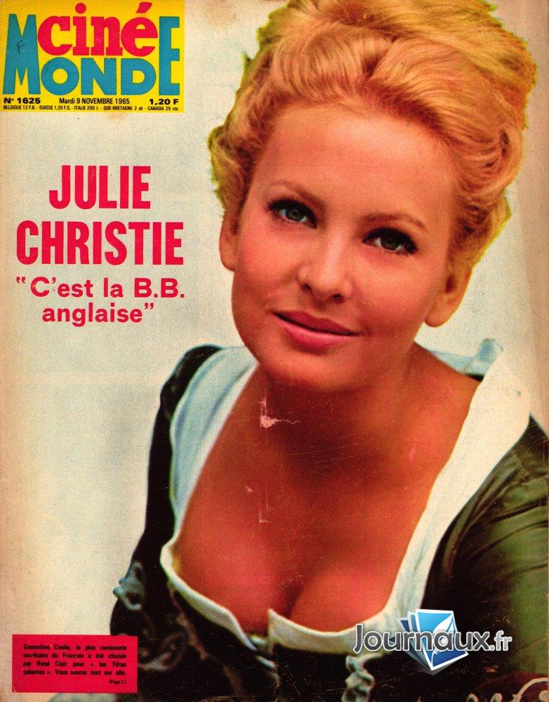 Ciné Monde du 09-11-1965 Julie Christie
