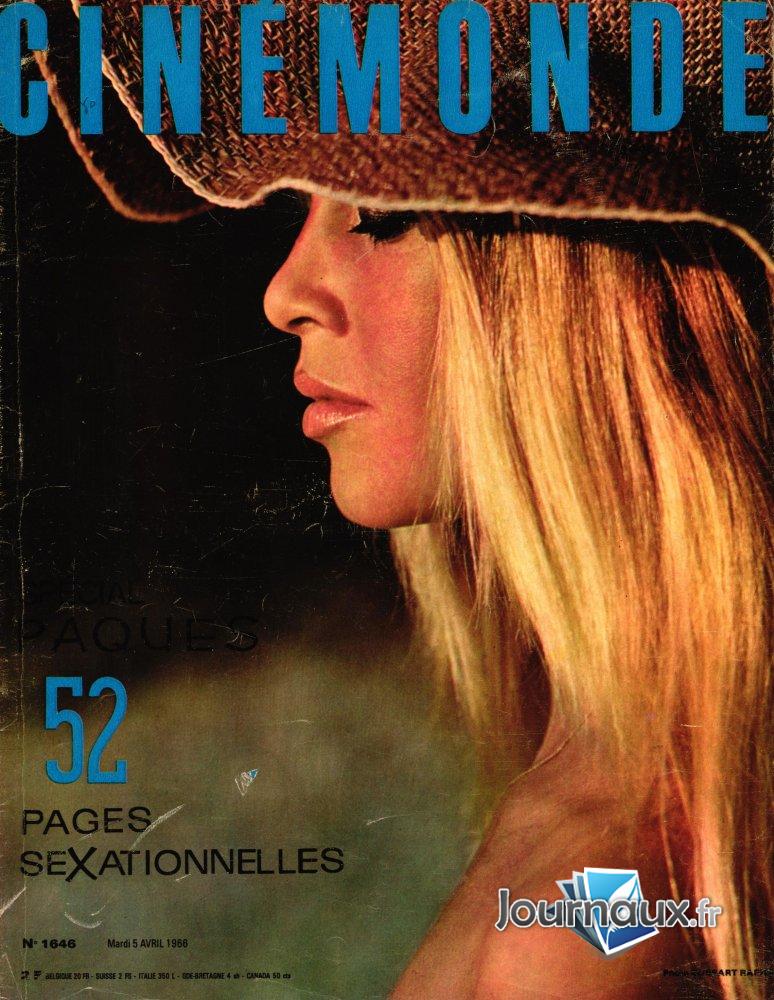 Ciné Monde du 05-04-1966 Brigitte Bardot 