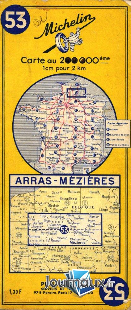Arras - Mézières Année 1963
