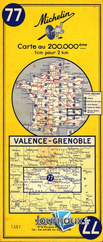 Valence Grenoble Année 1964