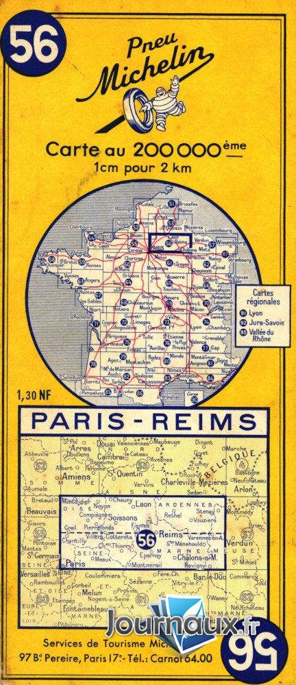 Paris - Reims année 1960 n° 56 2026-09-22