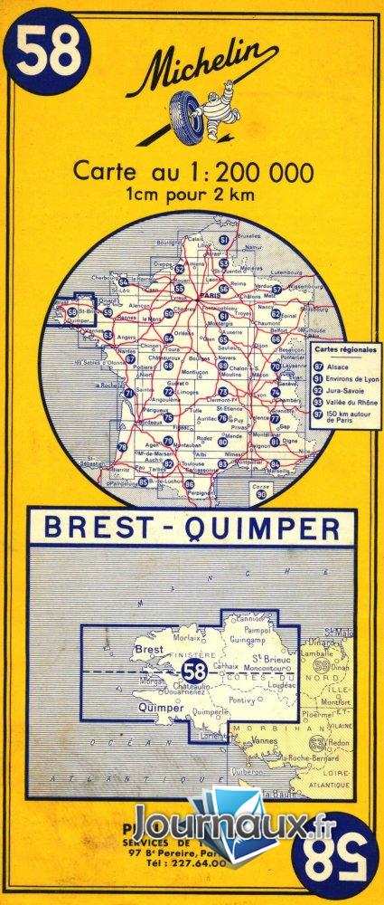 Brest - Quimper année 1961 n° 58 2024-09-04