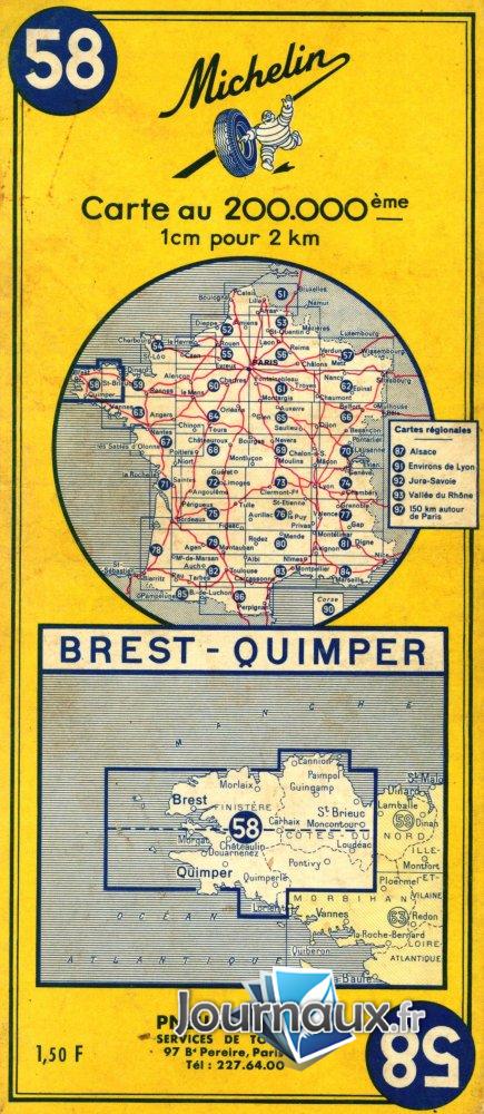 Brest - Quimper année 1964 n° 58 2026-09-22