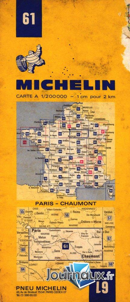 Paris - Chaumont année 1974 n° 61 2026-09-28
