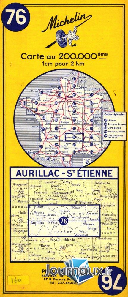 Aurillac - St Etienne année 1967 n° 76 2024-12-24