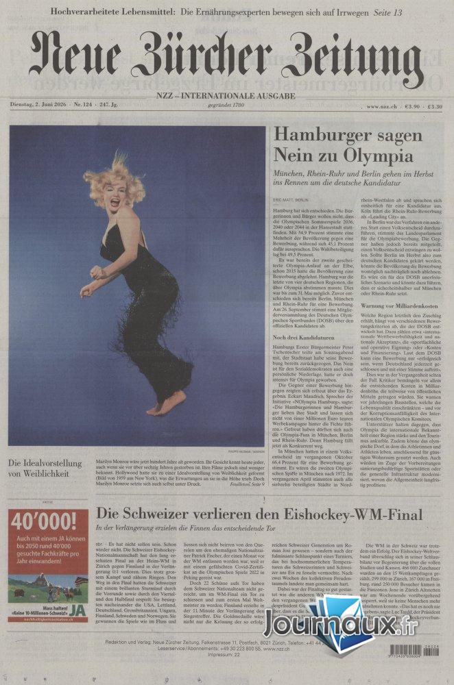 NEUE ZURCHER ZEITUNG 2 Juin 2026 n° 602 2026-06-03