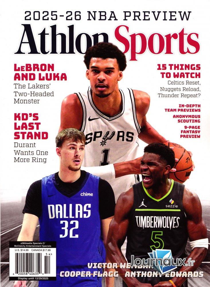 Athlon Sports NBA n° 2554 2025-11-19