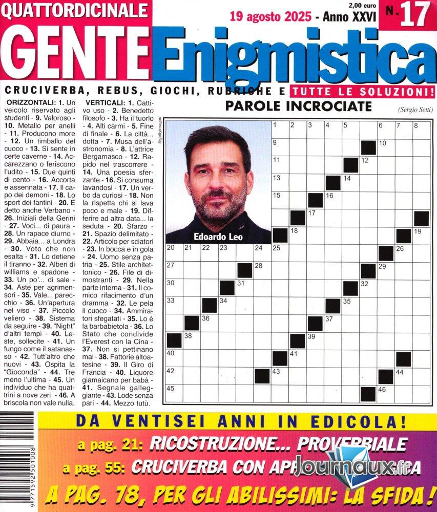 Quindicinale Gente Enigmistica n° 2515 2025-07-24