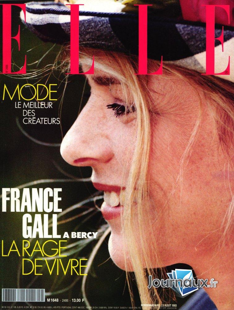 Elle du 23-08-1993 France Gall n° 2486 2023-04-25