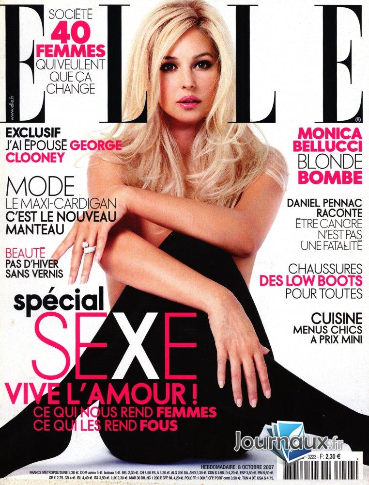Elle du 08-10-2007 Monica Bellucci n° 3223 2023-04-25