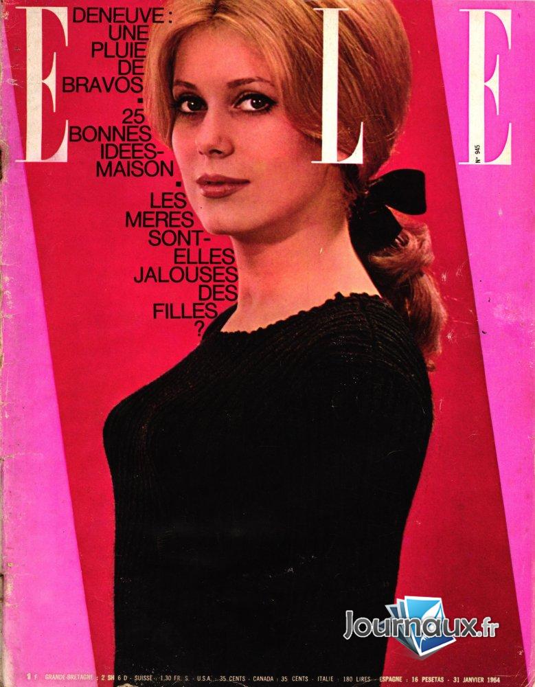 Journauxfr Elle Du 31 01 1964 Catherine Deneuve 6065