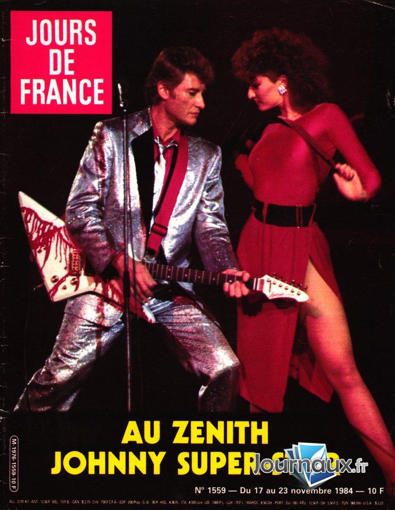 Jours de France du 17-11-1984 Johnny 