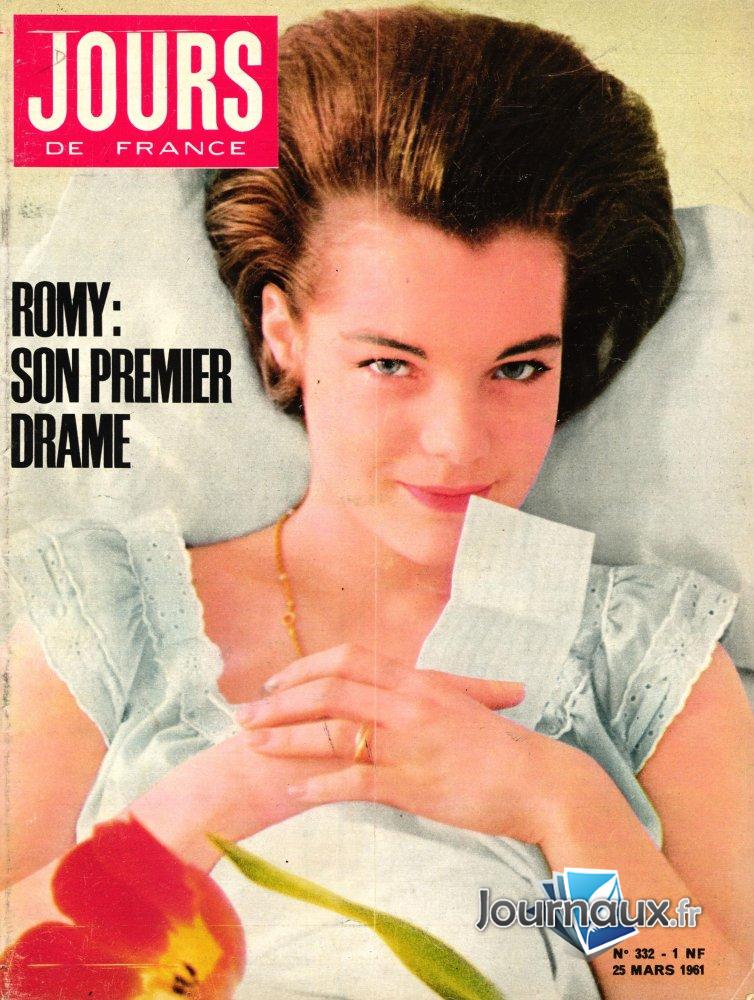 Jours de France du 25-03-1961 Romy Schneider 