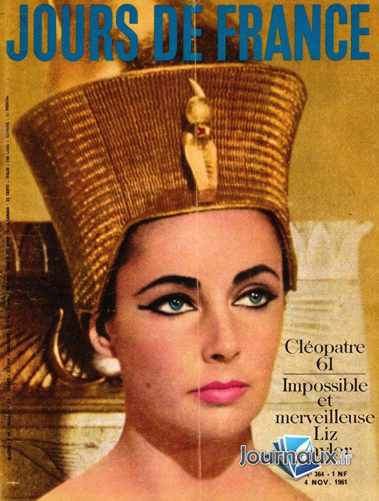 Jours de France du 04-11-1961 Liz Taylor 