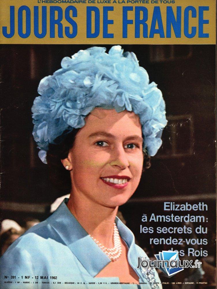Jour de France du 12 05 1962 Elizabeth II