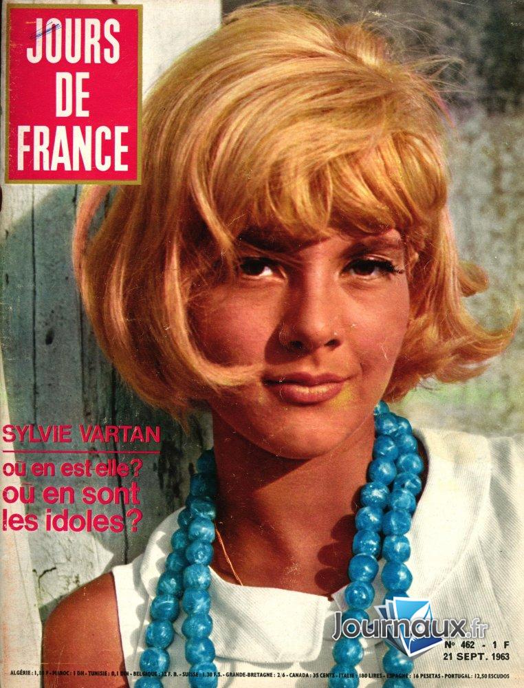 Jours de France du 21 Septembre 1963 Sylvie Vartan n° 462 2022-03-19