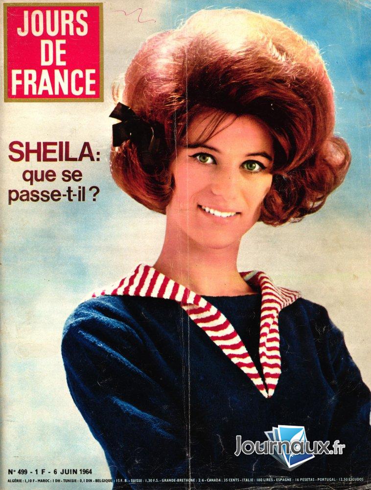 Jours de France du 6 Juin 1964 Sheila n° 499 2022-03-17