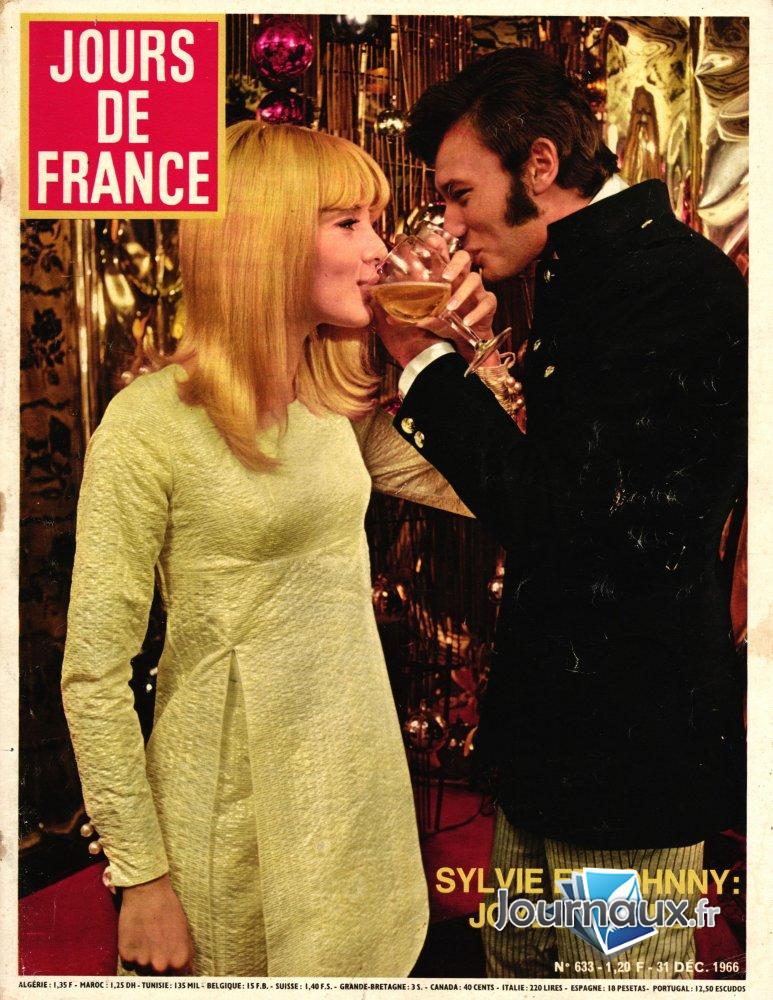 Jours de France du 31-12-1966 Johnny et S. Vartan
