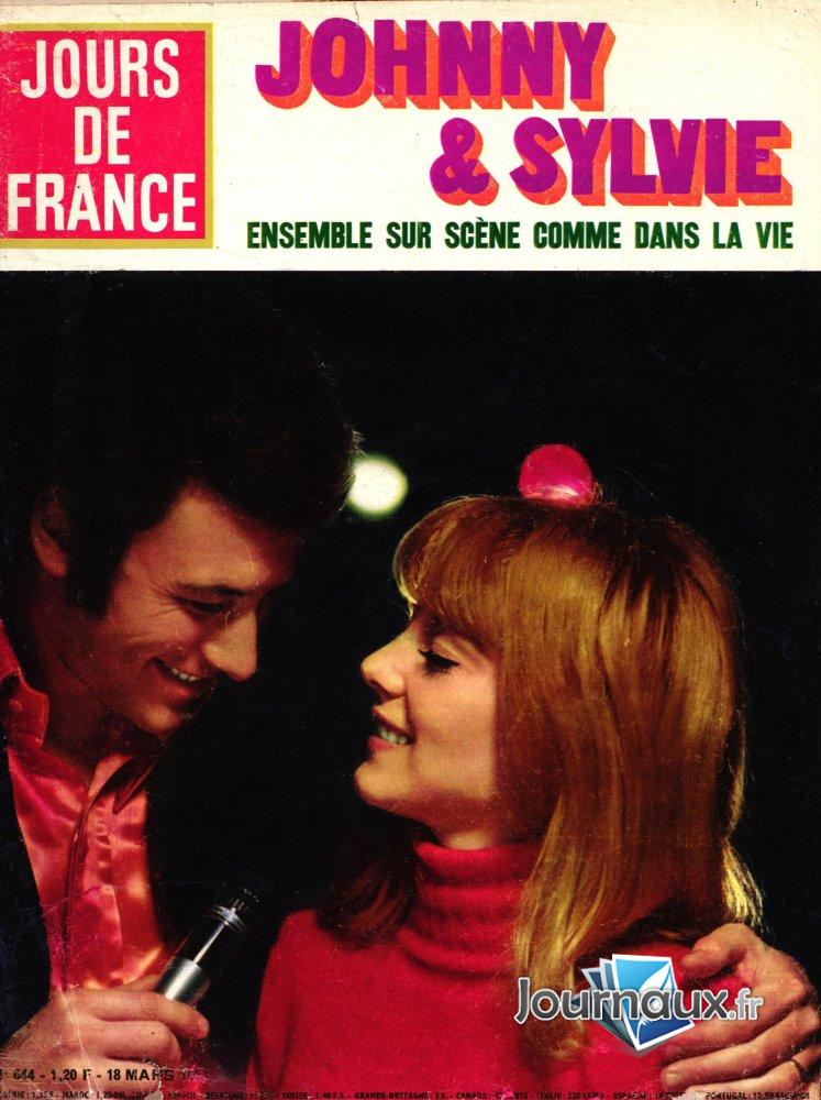 Jours de France du 18-03-1973 Johnny et S. Vartan