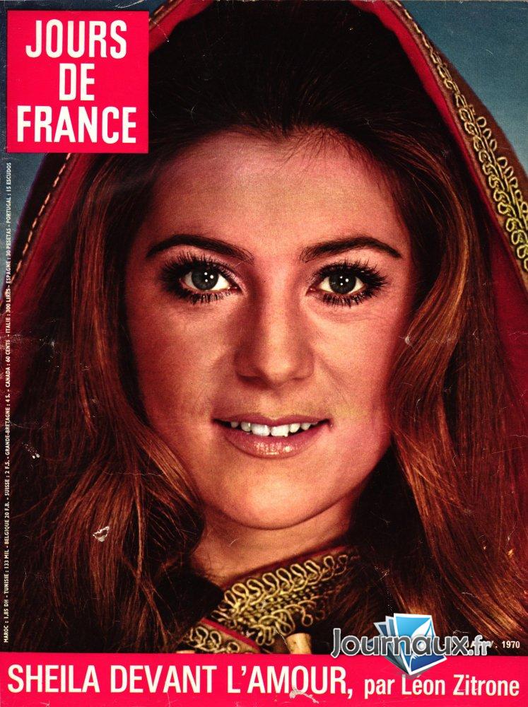 Jours de France du 1 Janvier 1970 Sheila n° 786 2022-03-17