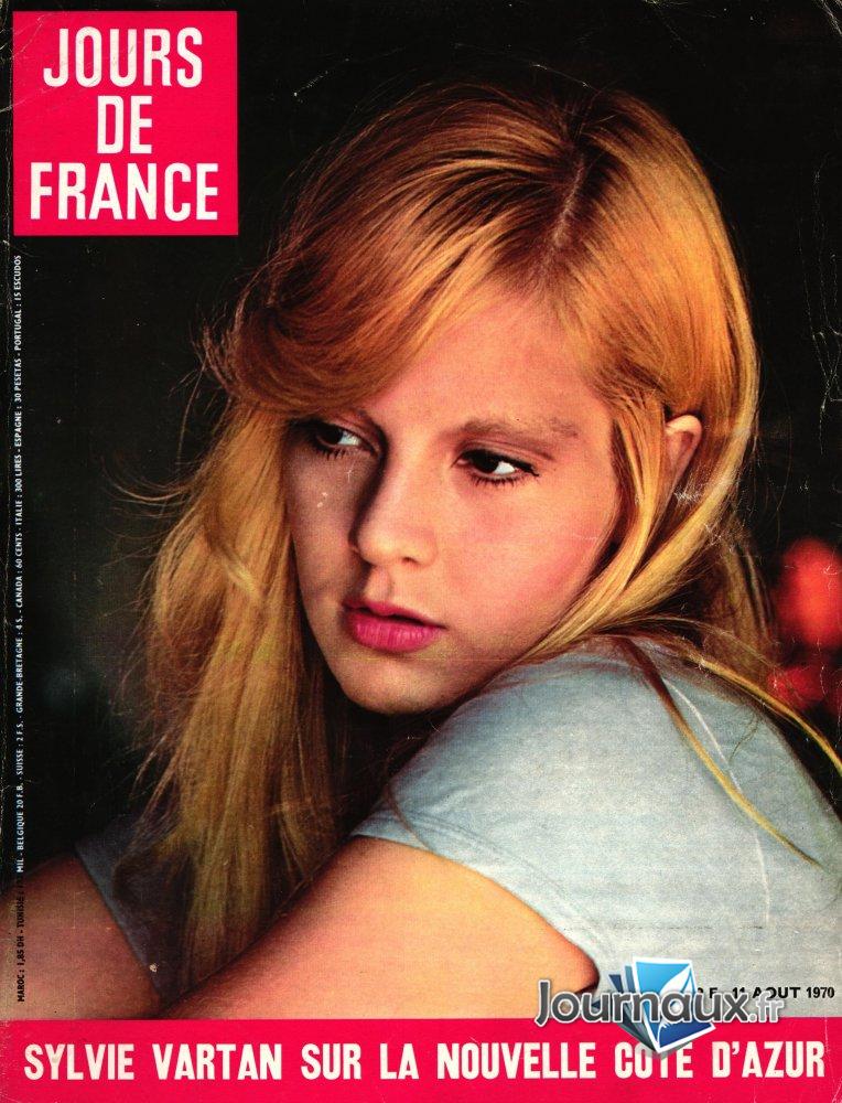 Jours de France du 11 Aout 1970 Sylvie Vartan n° 816 2022-03-17