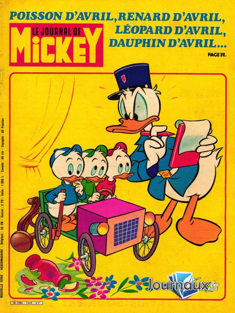 Le Journal de Mickey du 6 avril 1980 n° 1449 2026-09-19