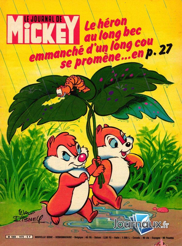 Le Journal de Mickey du 14 septembre 1980 n° 1472 2026-09-19