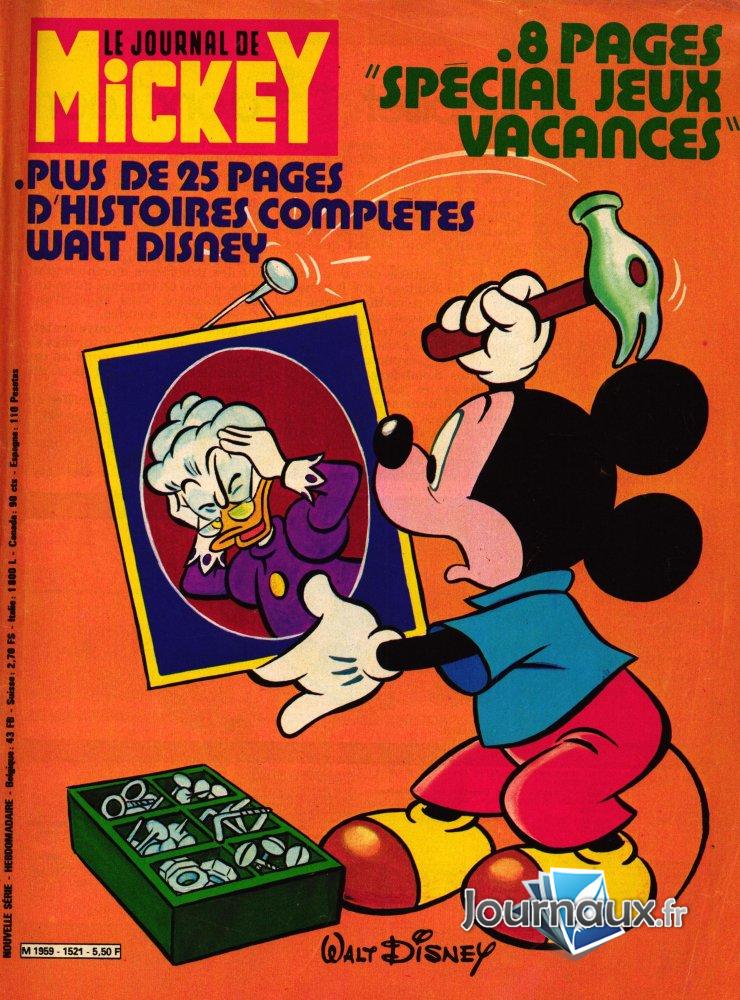 Le Journal de Mickey du 23 août 1981 n° 1521 2026-09-21