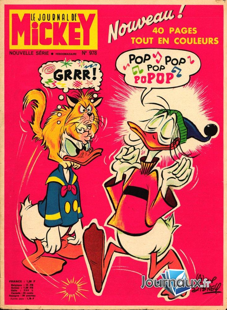 Le Journal de Mickey du 14/03/1971 n° 978 2022-02-28
