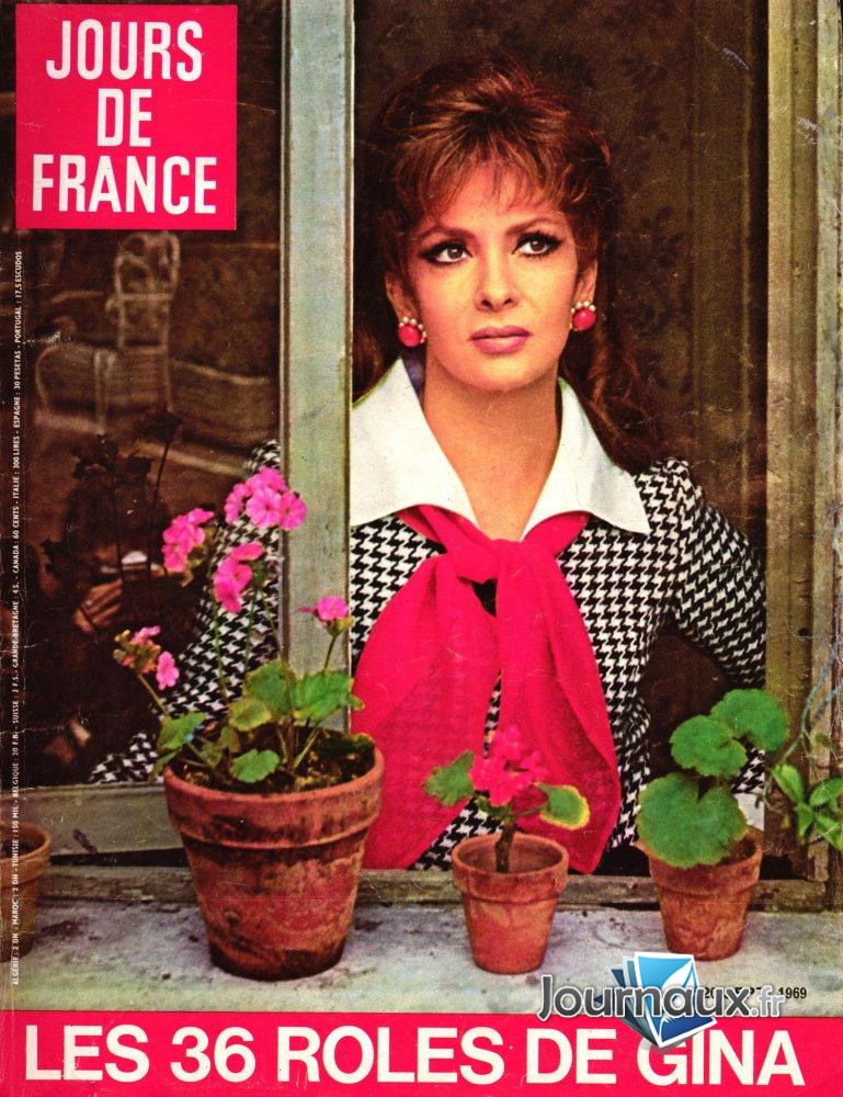 Jours de France du 20 Septembre 1969 Gina Lollobridgida 
