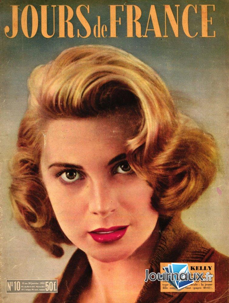 Jours de France du 13 au 20 Janvier 1955 - Grace Kelly  n° 10 2024-12-23