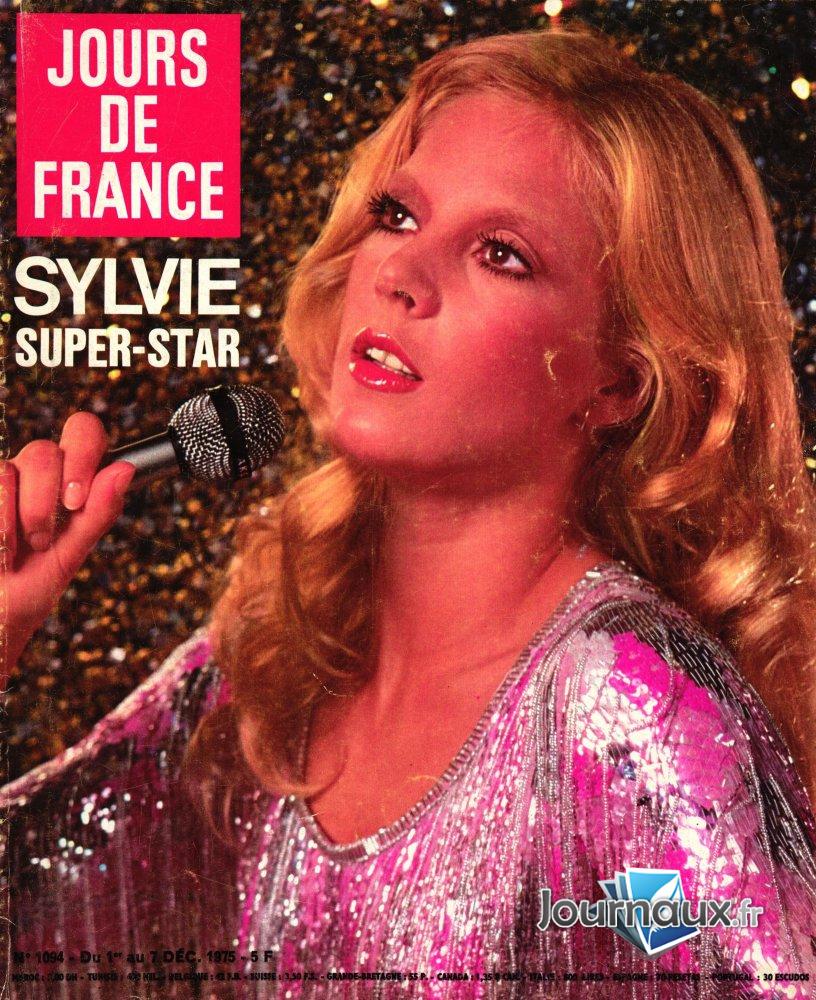 Jours de France du 1 au 7 décembre 1975 - Sylvie Vartan n° 1094 2025-12-16