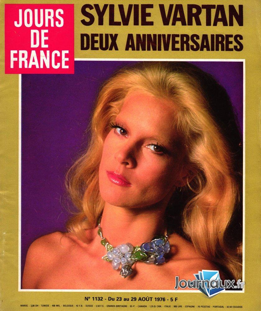 Jours de France du 23 au 29 août 1976 - Sylvie Vartan  n° 1132 2026-01-29