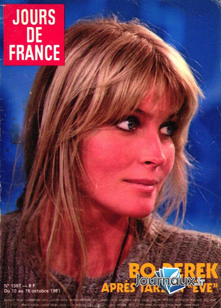 Jours de France du 10 Octobre 1981 Bo Derek