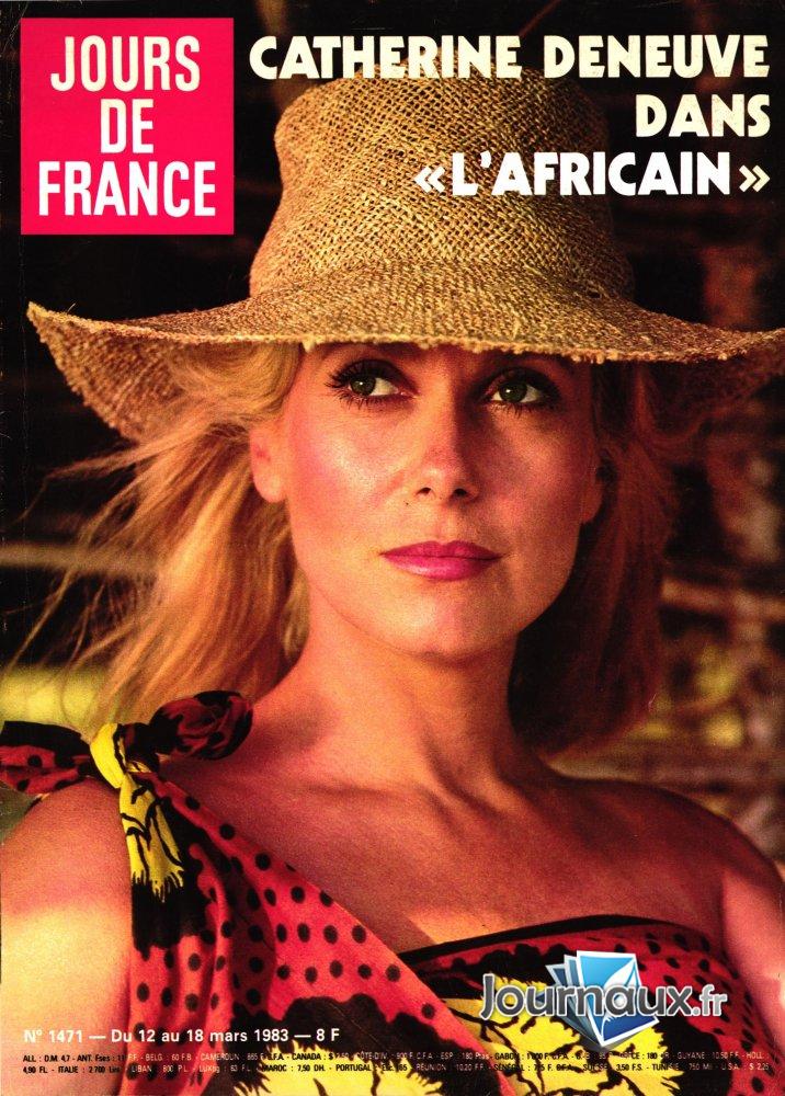 Jours de France du 12-03-1983 Catherine Deneuve