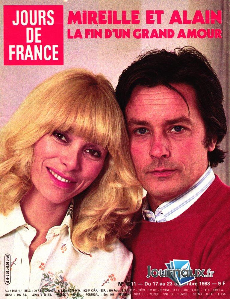 Jours de France du 17-12-1983 Alain Delon