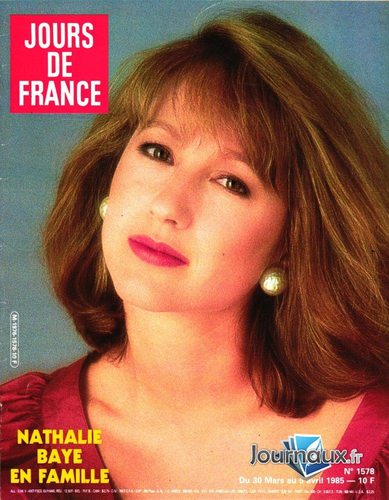 Jours de France du 30-03-1985 Nathalie Baye