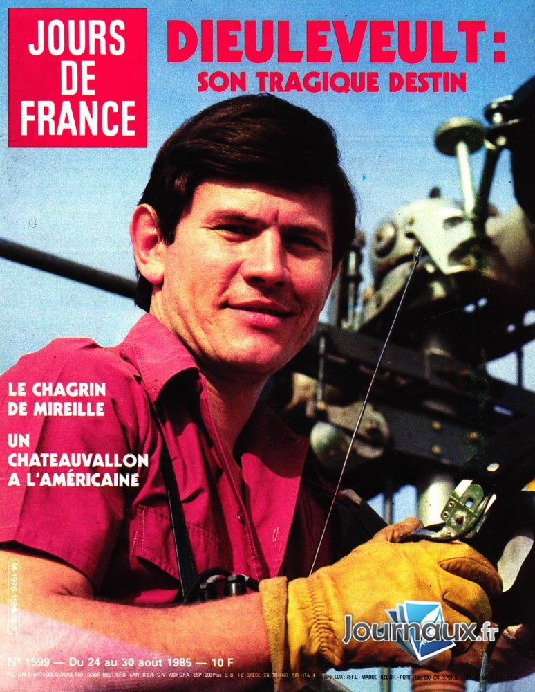 Jours de France du 24 au 30 Août 1985 - Philippe Dieuleveult n° 1599 2025-01-18