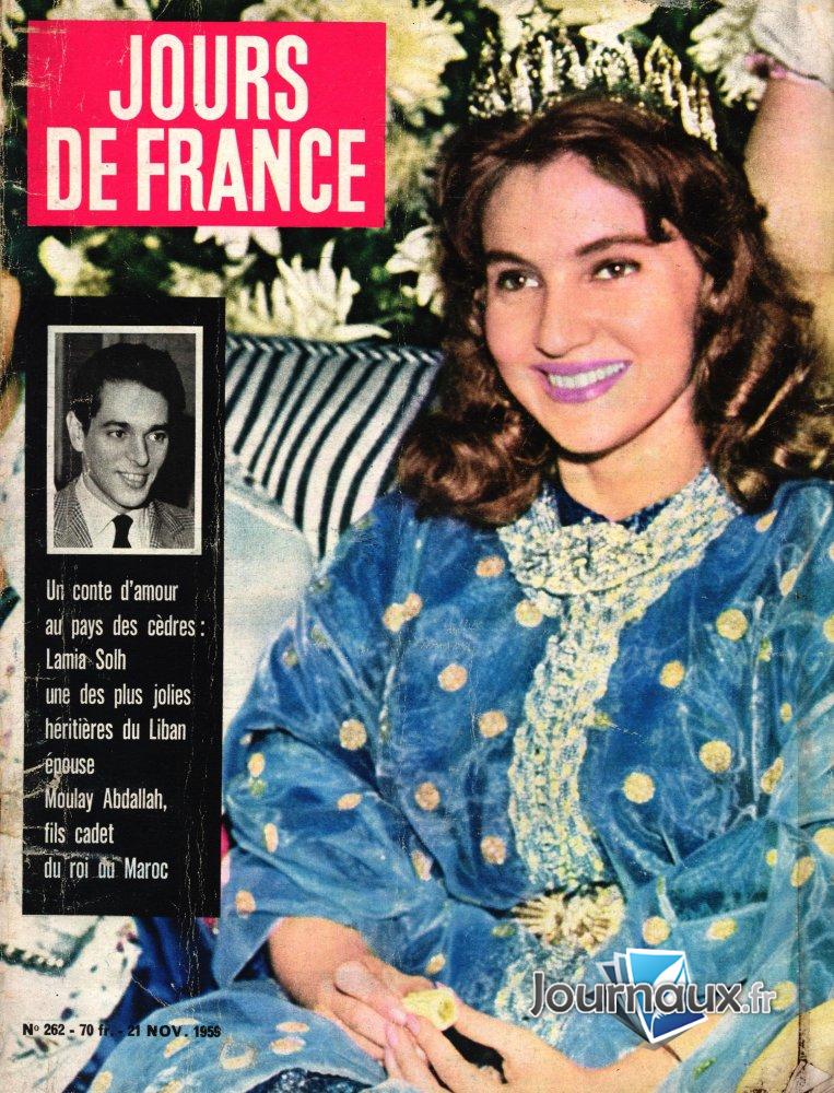 Jours de France du 21 Novembre 1959 - Lamia Solh n° 262 2025-01-31