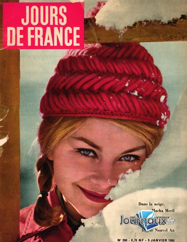 Jours de France du 9 Janvier 1960 - Macha Meril  n° 269 2025-02-26