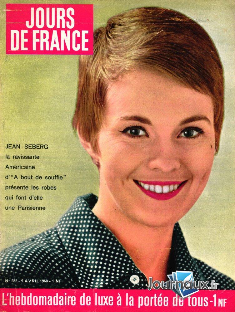 Jours de France du 9 Avril 1960 - Jean Seberg  n° 282 2025-01-01