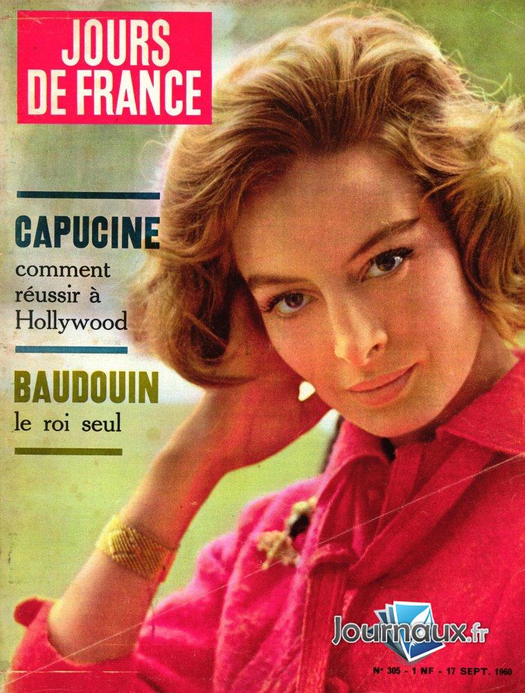 Jours de France du 17 Septembre 1960 - Capucine  n° 305 2024-12-18