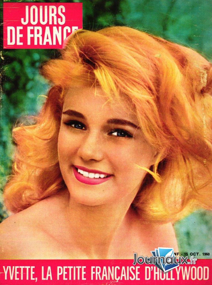 Jours de France du 15 Octobre 1960 - Yvette, la petite française d'Hollywood  n° 309 2025-01-01