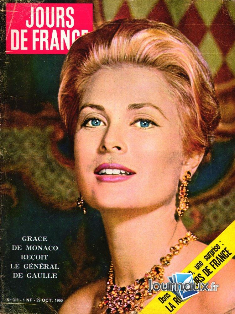 Jours de France du 29 Octobre 1960 - Grace de Monaco  n° 311 2024-12-20