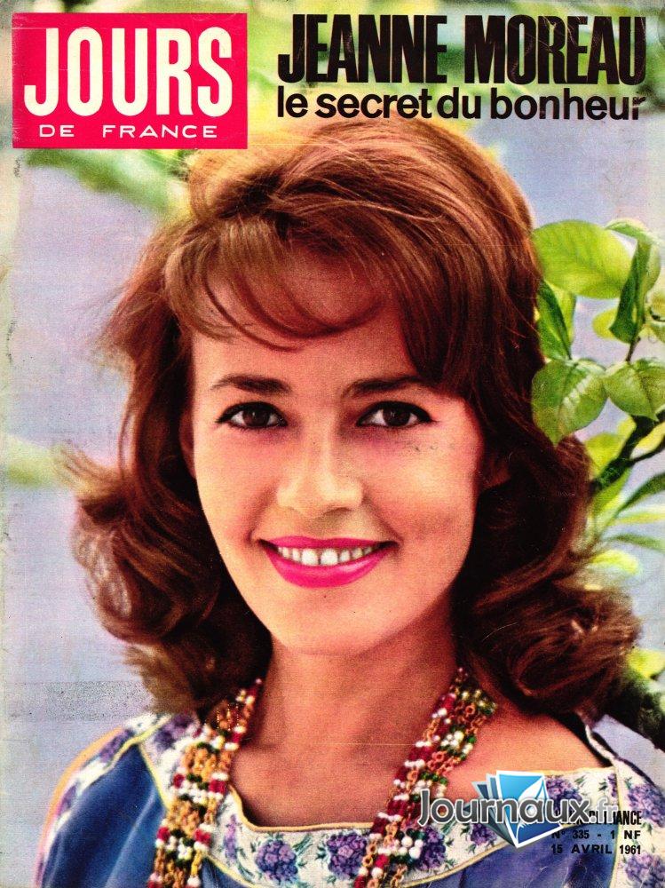 Jours de France du 15 Avril 1961  - Jeanne Moreau  n° 335 2025-01-22