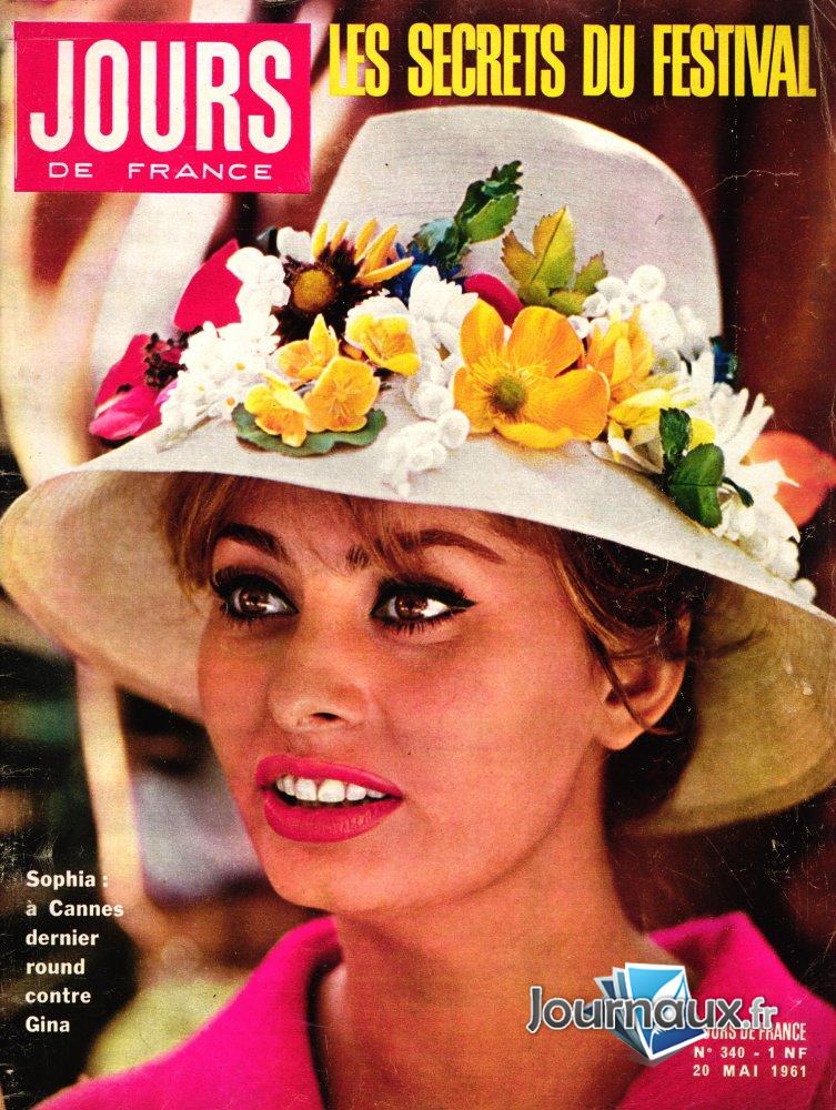 Jours de France du 20 Mai 1961 - Sophia  n° 340 2025-02-26