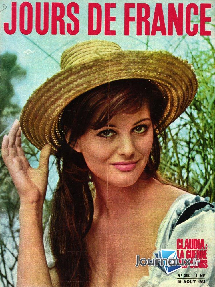 Jours de France du 19 Août 1961  - Claudia la guerre des stars  n° 353 2025-01-28