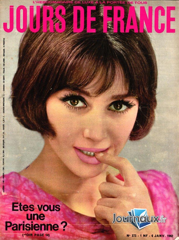 Jours de France du 6 Janvier 1962  - êtes-vous une Parisienne  n° 373 2025-01-16