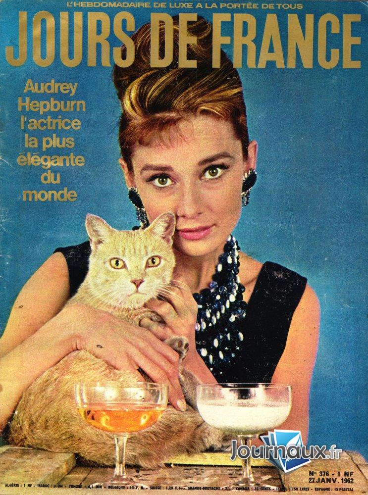 Jours de France du 27 Janvier 1962 - Audrey Hepburn n° 376 2025-01-18